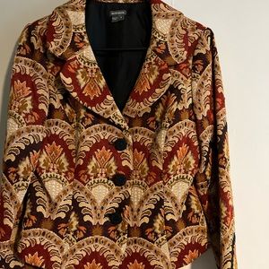 Anthracite Ladies Blazer 
Tweed Tapestry 
New w/out Tags Size 8